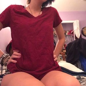 Old Navy Maroon Tee